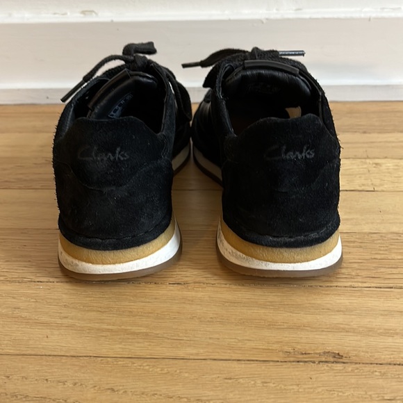 Clarks women’s tennis shoes black 7.5 - Picture 3 of 7